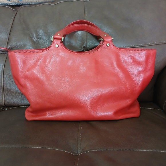 Tory Burch Bombe Leather Top‎ Handle Tote - Picture 3 of 16